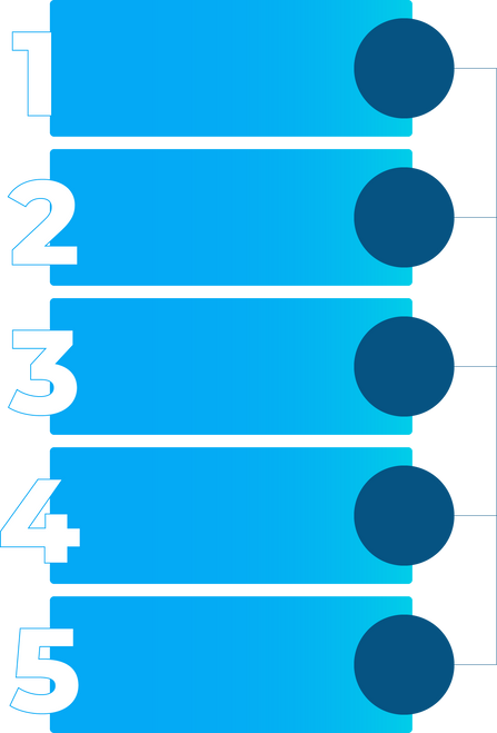 Flowchart infographic template with 5 steps or options business template for presentation